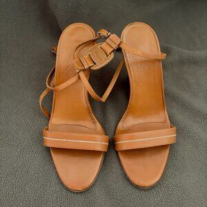Salvatore Ferragamo Kitten Heel Sandals US 7